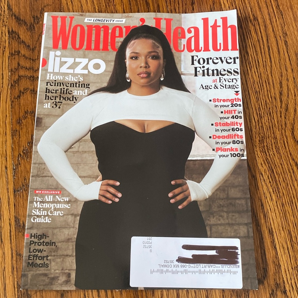 Women’s Health Magazine - Summer 2025 - Lizzo     fitness diet magazines